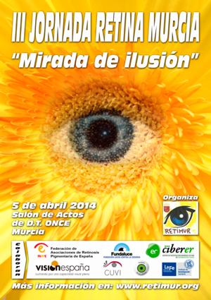 cartel de la III jornada d Retina Murcia